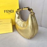 Fendi Fendigraphy Small Gold leather bag