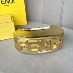 Fendi Fendigraphy Small Gold leather bag