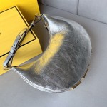 Fendi Fendigraphy Small Silver leather bag