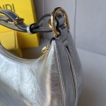 Fendi Fendigraphy Small Silver leather bag