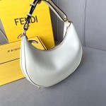 Fendi Fendigraphy Small White leather bag