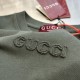 Gucci Embroidered cotton jersey T-shirt Forest Green