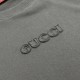 Gucci Embroidered cotton jersey T-shirt Dark Grey