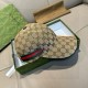 Gucci Original GG canvas baseball hat with Web Beige