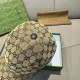 Gucci Original GG canvas baseball hat with Web Beige