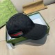 Gucci Original GG canvas baseball hat with Web Black