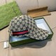 Gucci Original GG canvas baseball hat with Web Blue