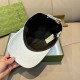 Gucci Original GG canvas baseball hat with Web White