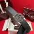 Gucci Reversible belt with Interlocking G buckle Brown