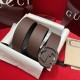 Gucci Reversible belt with Interlocking G buckle Brown