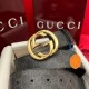 Gucci GG belt with Interlocking G buckle Black