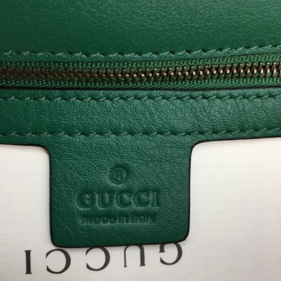 replica G*u*i gg marmont medium shoulder bag green ‎443496