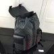 Replica Gucci GG Supreme canvas black backpack ‎495563