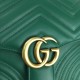 Replica Gucci GG Marmont small top handle bag green ‎498110