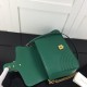 Replica Gucci GG Marmont small top handle bag green ‎498110