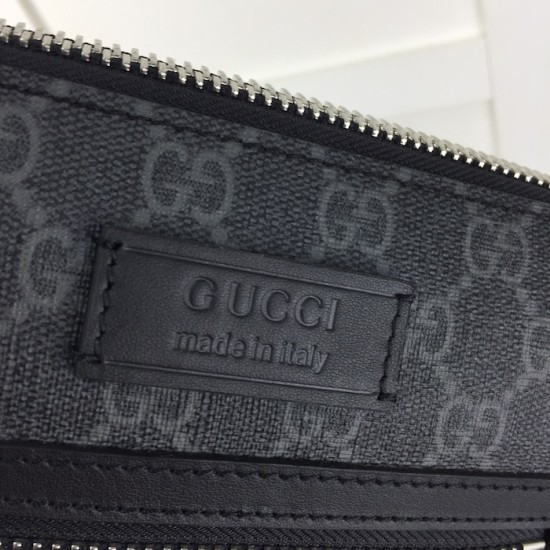 Replica Gucci GG Black small messenger bag ‎523599