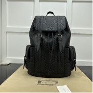 Replica Gucci Medium jumbo GG backpack black ‎625770