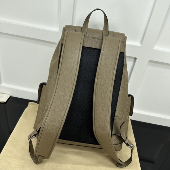 Replica Gucci Medium jumbo GG backpack brown ‎625770