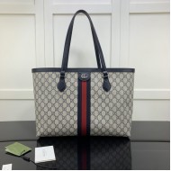 Replica Gucci Ophidia medium tote bag blue ‎631685