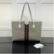 Replica Gucci Ophidia medium tote bag white ‎631685