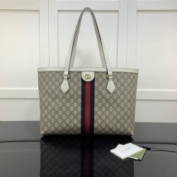 Replica Gucci Ophidia medium tote bag white ‎631685