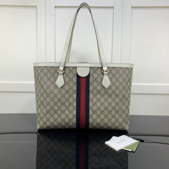 Replica Gucci Ophidia medium tote bag white ‎631685