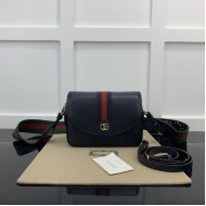 Replica Gucci Ophidia small shoulder bag blue leather