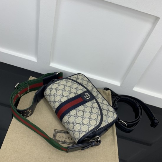 Replica Gucci Ophidia small shoulder bag blue ‎722117