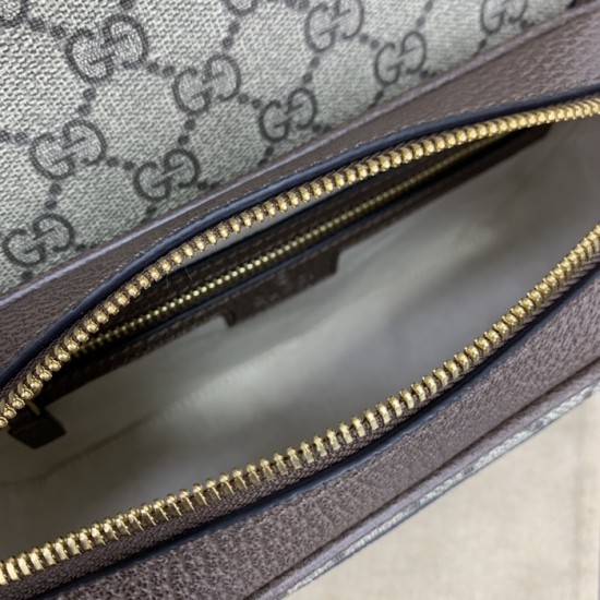 Replica Gucci Ophidia small shoulder bag brown ‎722117