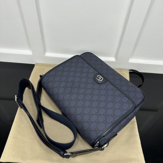 Replica Gucci Ophidia medium messenger bag Blue ‎761741