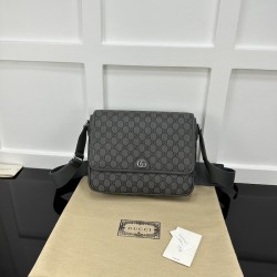 Replica Gucci Ophidia medium messenger bag Grey ‎761741