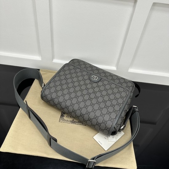 replica G*u*i ophidia medium messenger bag grey ‎761741