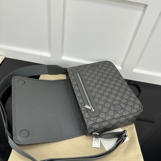 Replica Gucci Ophidia medium messenger bag Grey ‎761741