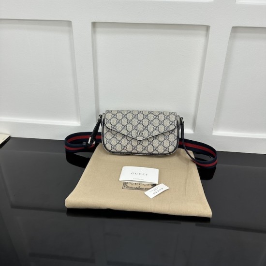 Replica Gucci Ophidia mini bag Blue 764961