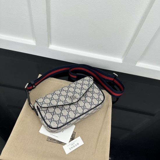 Replica Gucci Ophidia mini bag Blue 764961