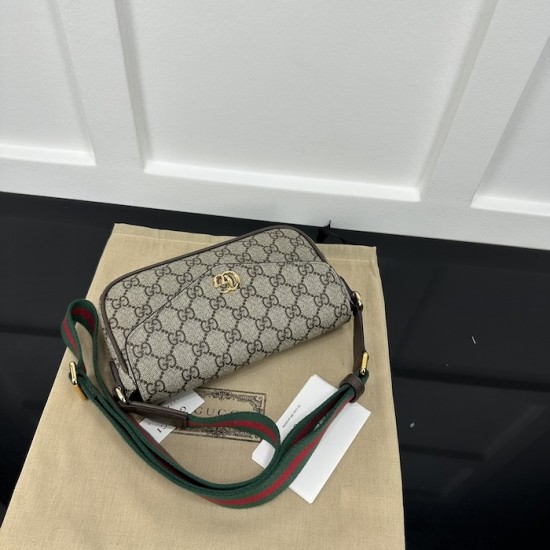 Replica Gucci Ophidia mini bag Brown 764961