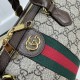 Replica Gucci Ophidia small top handle bag brown ‎772061