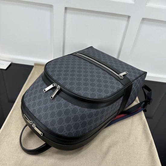 Replica Gucci GG Supreme canvas black backpack ‎792123