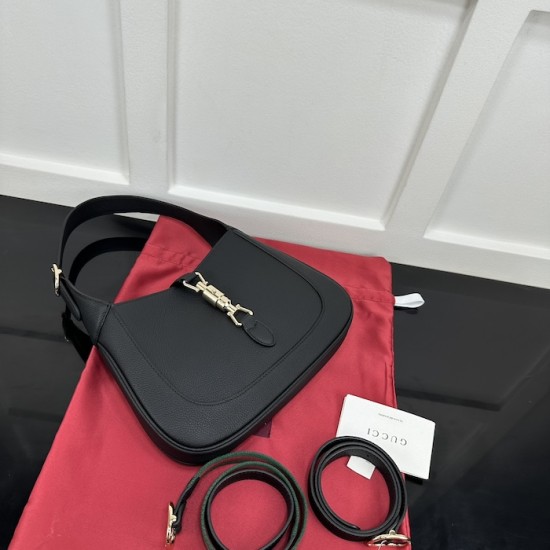 replica G*u*i jackie 1961 small shoulder bag black ‎810232