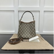 Gucci GG Emblem mini bucket bag brown ‎815118