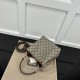 Replica Gucci GG Emblem mini bucket bag brown ‎815118