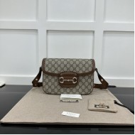 Replica Gucci Horsebit 1955 small shoulder bag brown ‎815178