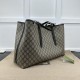 Replica Gucci GG Emblem large tote bag black ‎815212