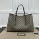 Gucci GG Emblem large tote bag brown ‎815212