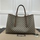 Gucci GG Emblem large tote bag brown ‎815212