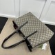 Gucci GG Emblem medium tote bag black ‎815213