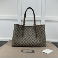 Gucci GG Emblem medium tote bag brown ‎815213