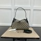 Replica Gucci GG Emblem small shoulder bag black ‎815218