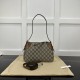 Replica Gucci GG Emblem small shoulder bag brown ‎815218