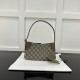 Replica Gucci GG Emblem super mini shoulder bag brown ‎820696